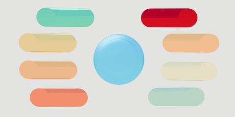 Obraz premium Infographic design template can be used for workflow layout, diagram, number options, web design. Infographic business concept with 8 options, parts, steps or processes. Abstract background.