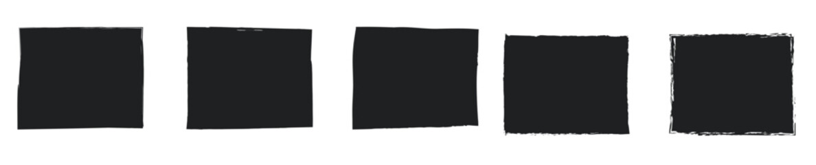 Obraz premium rectangle brushes.