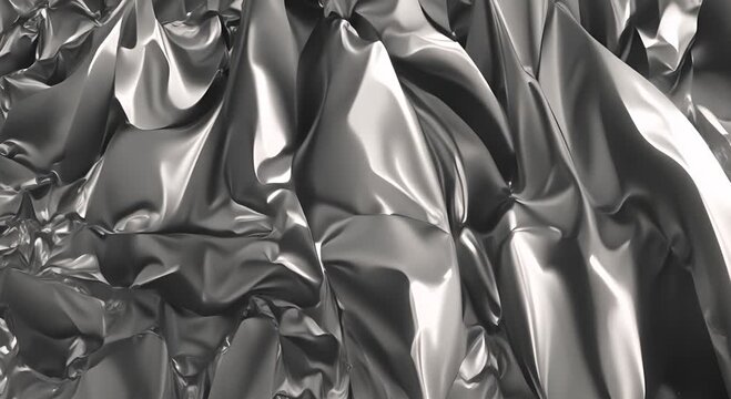 Abstract Silver Fabric Texture