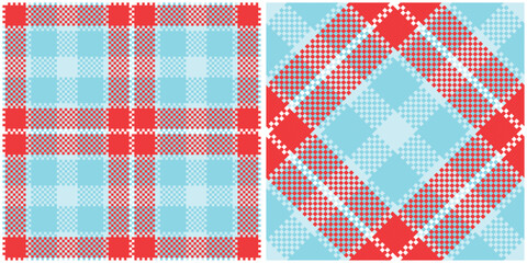 Scottish Tartan Seamless Pattern. Checker Pattern Template for Design Ornament. Seamless Fabric Texture.