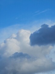 blue sky with clouds