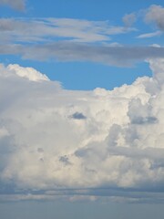 blue sky and clouds
