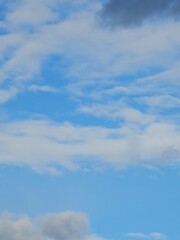 Obraz premium blue sky with clouds