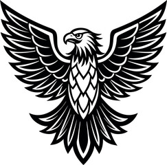 Eagle head silhouette