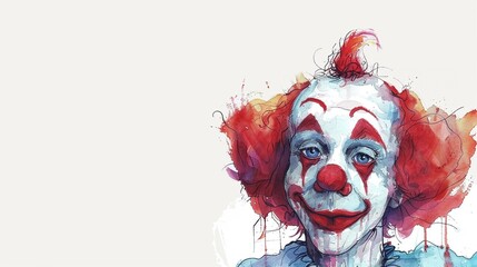 Obraz premium Circus posters plastered on walls,Clipart, watercolor illustration, Perfect for nursery art The style is hand drawn, white background