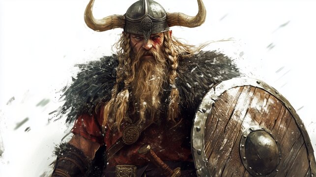 Illustration of Tyr on a white background