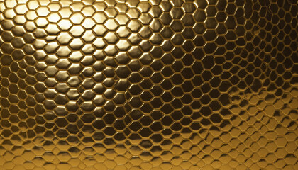 Fond texture écailles or doré serpent reptile.