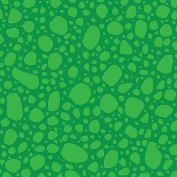 Green skin dinosaur seamless pattern