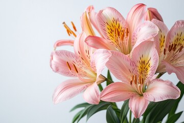 Fototapeta premium Many different coloring flowers in the summer isolated on white background