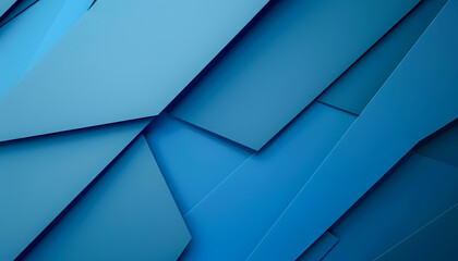Obraz premium abstract geometric shape blue background
