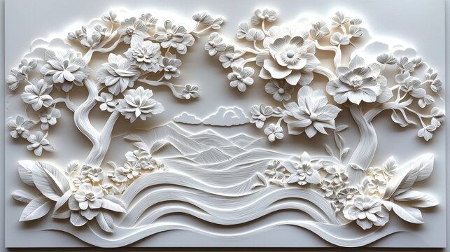 Intricate Scherenschnitte, Swiss-German paper cutting art