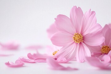 Fototapeta premium Many different coloring flowers in the summer isolated on white background