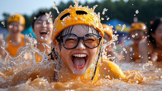 Vibrant Boryeong Mud Festival, Korean summer celebration