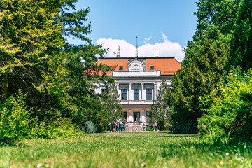 Botanical garden Arboretum Mlnyany in Nitra region, Slovakia