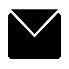 inbox or message icon or symbol