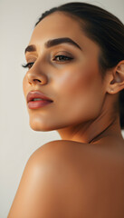  Elegant Woman Closeup Portrait