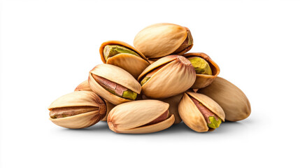 Pistachios in Shell on Transparent Background