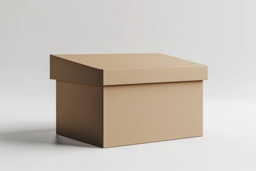 Paper Box Mockup A4 on isolated background created with Generative AI