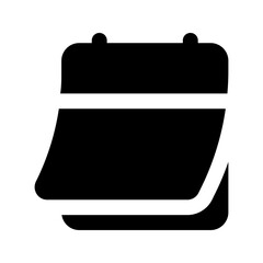 calendar glyph icon