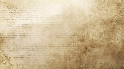 Fototapeta premium A nostalgic background with a gradient shifting from warm sepia to faded beige, mimicking the look of aged paper. 