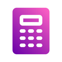 calculator gradient icon