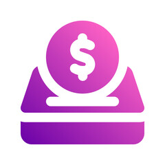 donation gradient icon