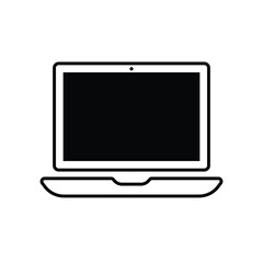 Laptop icon stock illustration
