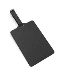 Blank Leather Personal Blank Luggage Tag for Promotional Branding, 3d illustration.