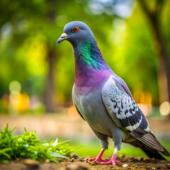 pigeon in natural environment