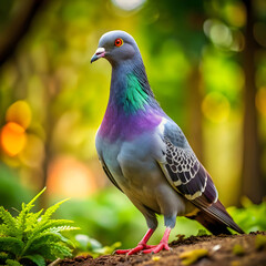 pigeon in natural environment