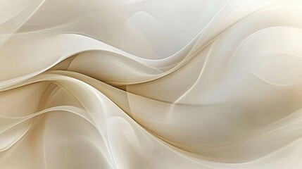 Fototapeta premium Abstract background with smooth waves and gentle curves. Ample copy space in the center.