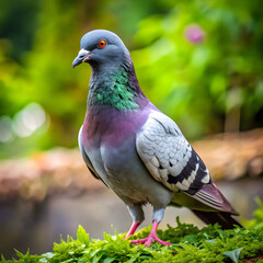 Obraz premium pigeon in natural environment