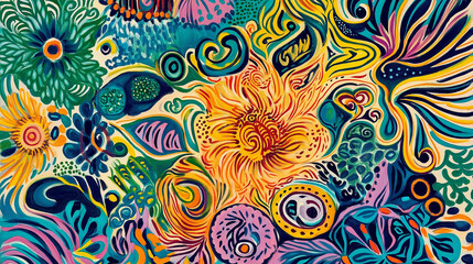 "Colorful Currents"