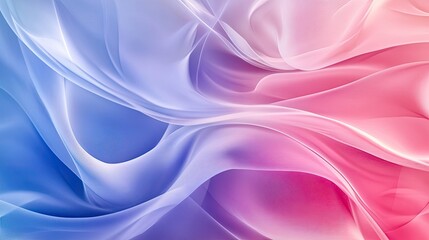 Fototapeta premium Abstract pattern with smooth curves and soft transitions. Plenty of copy space in the center.