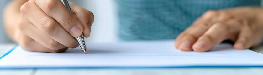 Client Feedback  A representative taking notes from a clients feedback