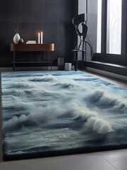 person watching tv in bed