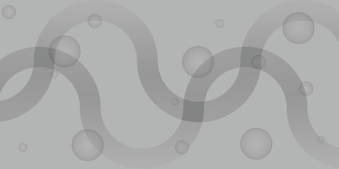 CIRCLE CURVE GEOMETRICAL PATTERN SHAPE WHITE GRAY BACKGROUND FOR CORPORATE BUSINESS PRESENTATION DESIGN VECTOR