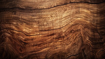 A beautiful wood grain background with intricate patterns and textures of natural wood, rich brown tones, and a polished finish, ideal for rustic and elegant designs