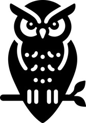 High-Quality Owl Icons Vector Illustration with White Background for Creative Design Projects
