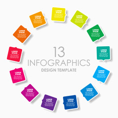 Infographic design template with place for your data. Vector illustration.