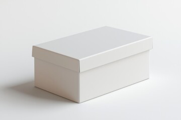 Fototapeta premium Paper Box Mockup A4 on isolated background created with Generative AI