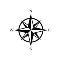 compass logo, icon, symbol design template © hilda