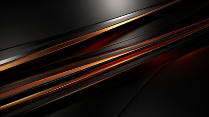 Abstract background with black, gold and red lines.