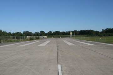 Fototapeta premium Old airport runway