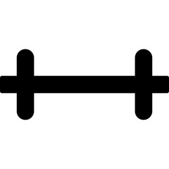 Fototapeta premium Barbell Icon