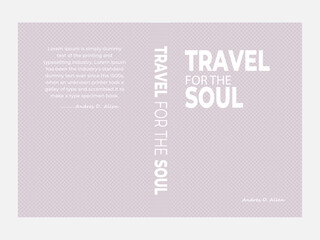 Creative book cover design template.