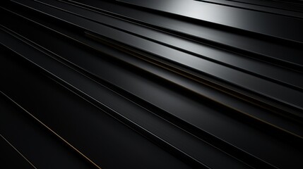 Obraz premium Abstract black and gold diagonal stripes.