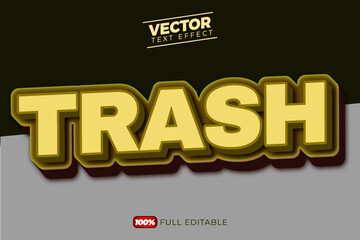 3D trush text effect