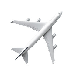 Passenger  air plane mockup with die cut.