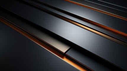 Abstract black and gold geometric background.